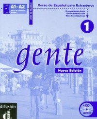 Gente 1. Kurs języka hiszpańskiego. - okładka podręcznika