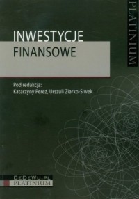 Inwestycje finansowe - okładka książki