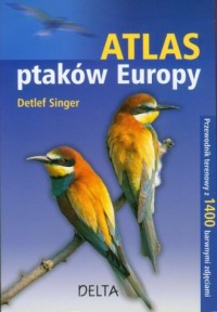 Atlas ptaków Europy - okładka książki