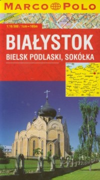 Białystok. Plan miasta w skali - okładka książki