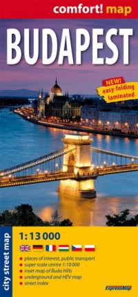 Budapest (city street map 1:13 - okładka książki