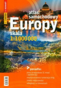 Europa. Atlas samochodowy 1:1 mln - okładka książki