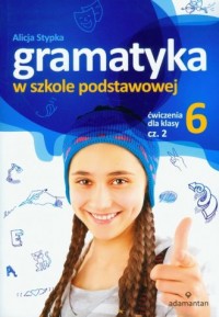 Gramatyka w szkole podstawowej. - okładka podręcznika