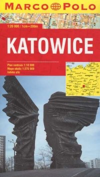 Katowice. Plan miasta (w skali - okładka książki