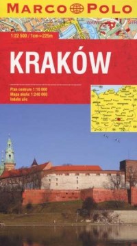Kraków. Plan miasta w skali 122 - okładka książki
