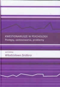 Kwestionariusze w psychologii - okładka książki