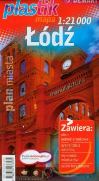 Łódź (plan miasta) - okładka książki