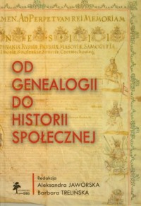 Od genealogii do historii społecznej - okładka książki
