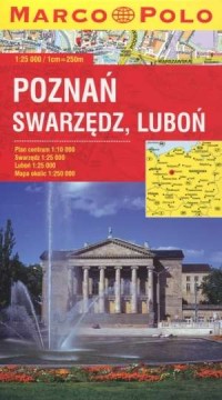 Poznań. Plan miasta w skali 125 - okładka książki