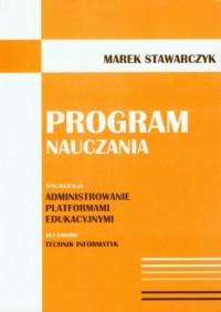 Program nauczania - okładka książki