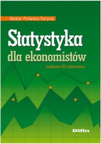 Statystyka dla ekonomistów - okładka książki