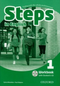 Steps In English 1 WB (+ CD) - okładka podręcznika
