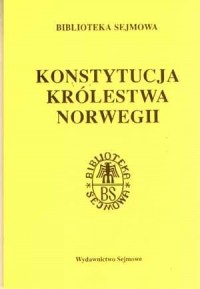 Konstytucja Królestwa Norwegii. - okładka książki