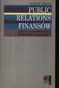 Public relations finansów - okładka książki