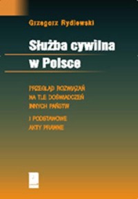 Służba cywilna w Polsce - okładka książki