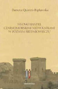 Włoski handel czarnomorskimi niewolnikami - okładka książki