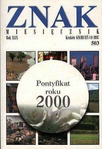 Znak nr 503. Pontyfikat roku 2000 - okładka książki