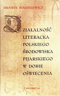 Działalność literacka polskiego - okładka książki