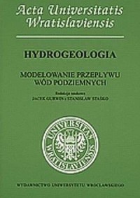 Hydrogeologia. Modelowanie przepływu - okładka książki