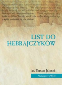 List do Hebrajczyków - okładka książki