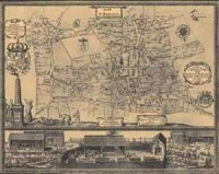 Miasto Wieliczka. Reprint mapy - zdjęcie reprintu, mapy