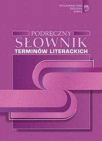 Podręczny słownik terminow literackich - okładka książki