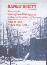 Raport Rokity. Sprawozdanie Sejmowej - okładka książki