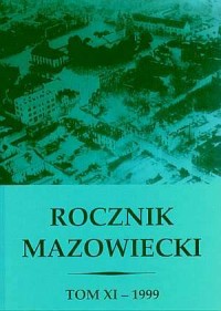 Rocznik Mazowiecki. Tom XI. 1999 - okładka książki