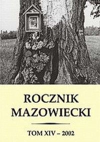 Rocznik Mazowiecki. Tom XIV. 2002 - okładka książki