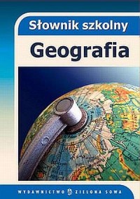 Słownik szkolny-geografia - okładka książki