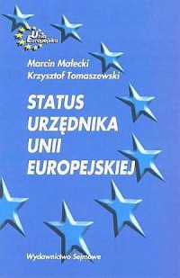 Status urzędnika Unii Europejskiej - okładka książki