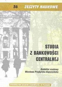 Studia z bankowości centralnej. - okładka książki