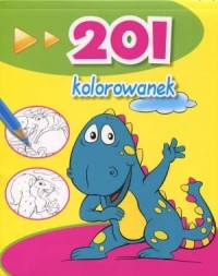 201 kolorowanek - okładka książki