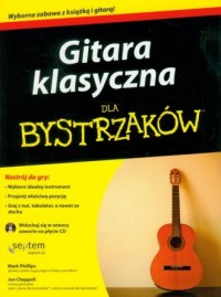 Gitara klasyczna dla bystrzaków - okładka książki
