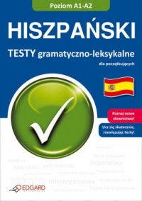 Hiszpański. Testy gramatyczno-leksykalne - okładka podręcznika