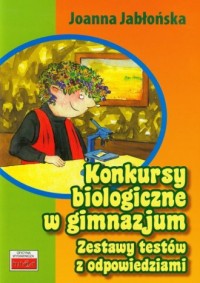 Konkursy biologiczne w gimnazjum - okładka podręcznika