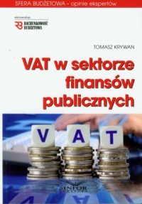 VAT w sektorze finansów publicznych - okładka książki