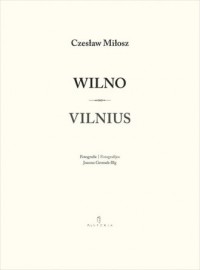 Wilno / Vilnius - okładka książki