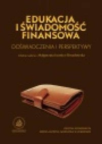 Edukacja i świadomość finansowa - okładka książki
