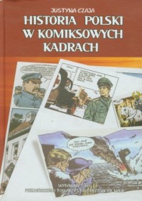 Historia Polski w komiksowych kadrach - okładka książki