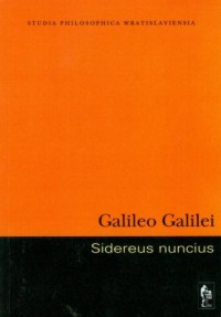 Sidereus nuncius - okładka książki