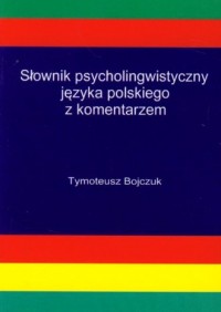 Słownik psycholingwistyczny języka - okładka książki