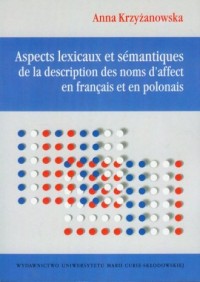 Aspects lexicaux et semantiques - okładka książki