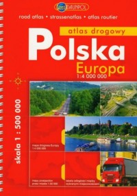 Atlas drogowy. Polska (w skali - okładka książki