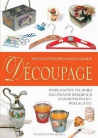 Decoupage - okładka książki