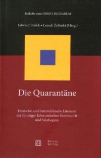 Die Quarantäne. Deutsche und oesterreichische - okładka książki