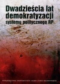 Dwadzieścia lat demokratyzacji - okładka książki