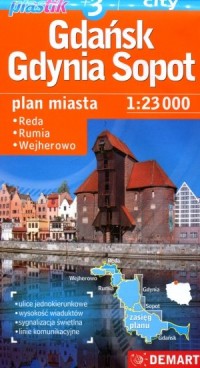 Gdańsk, Gdynia, Sopot (plastik - okładka książki