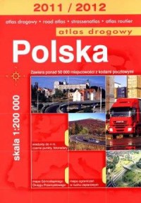 Polska. Atlas drogowy w skali 1200 - okładka książki