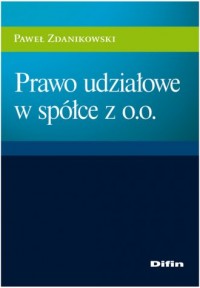 Prawo udziałowe w spółce z o.o. - okładka książki